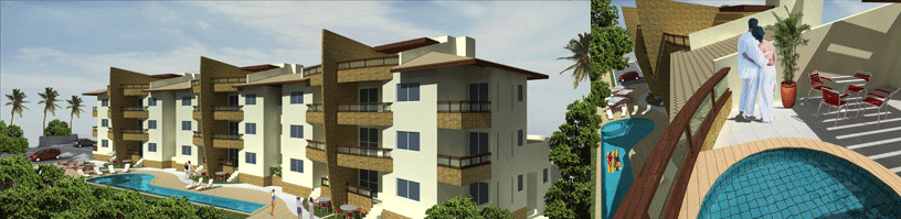 Oasis Da Taiba beach apartments in Brazil