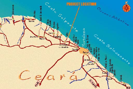 Cearan Coastal Map